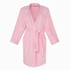 Халат махровый женский «Экономь и Я», размер 46-48, 100% хлопок, 320 г/м², нежно-розовый - Фото 10