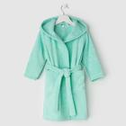 Халат махровый для девочки «Экономь и Я», нежно-бирюзовый, размер 28 - Фото 6