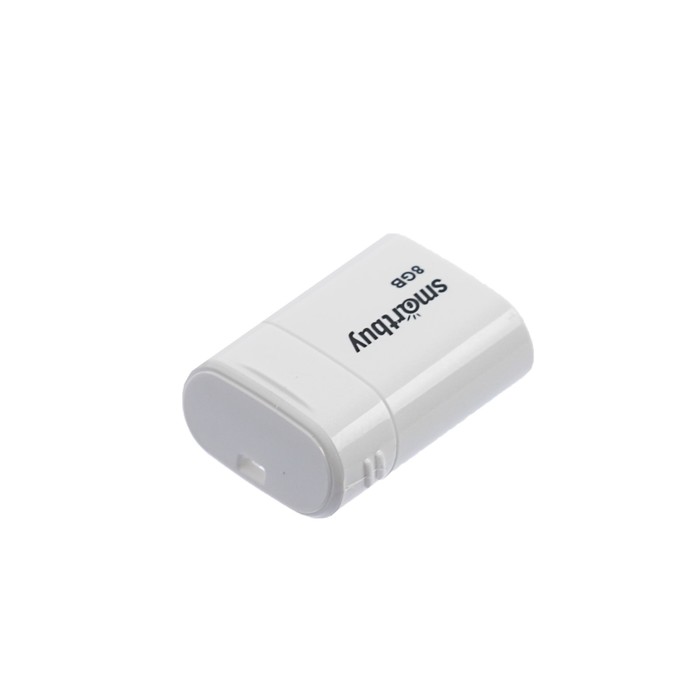 Флешка Smartbuy Lara, 8 Гб, USB2.0, чт до 25 Мб/с, зап до 15 Мб/с, белая - фото 51296531