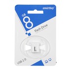 Флешка Smartbuy Lara, 8 Гб, USB2.0, чт до 25 Мб/с, зап до 15 Мб/с, белая - фото 51296532 Флешка Smartbuy Lara, 8 Гб, USB2.0, чт до 25 Мб/с, зап до 15 Мб/с, белая - фото 51296532