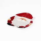 Блюдо керамическое Доляна «Дедушка Мороз», 19,5×17×2,5 см - Фото 2