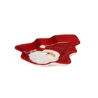Блюдо керамическое Доляна «Дедушка Мороз», 21,4×17,9×2,7 см, цвет красный - Фото 3