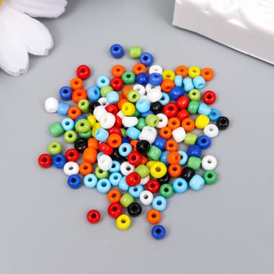 Бисер круглый 6/0 «Разноцветный», 30 г (+ /- 2 г)