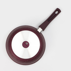 Сковорода Trendy style, d=24 см, h=6,5 см, съёмная ручка, антипригарное покрытие, цвет фиолетовый - Фото 3