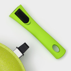 Сковорода Trendy style, d=24 см, съёмная ручка, антипригарное покрытие, цвет зелёный - Фото 5