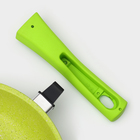 Сковорода Trendy style, d=24 см, съёмная ручка, антипригарное покрытие, цвет зелёный - Фото 6
