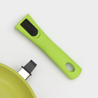 Сковорода Trendy style, d=26 см, съёмная ручка, антипригарное покрытие, цвет зелёный - Фото 3
