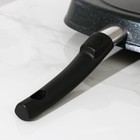 Сковорода-гриль квадратная Granit ultra, 28×28 см , съёмная ручка, стеклянная крышка, антипригарное покрытие, цвет синий - Фото 7