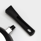 Сковорода KUKMARA, d=26 см, съёмная ручка, стеклянная крышка, антипригарное покрытие, алюминий, чёрная - Фото 7