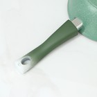 Ковш, 2,2 л, съёмная ручка, стеклянная крышка, антипригарное покрытие, цвет зелёный - Фото 4