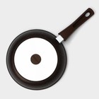 Набор кухонной посуды № 8 «Мраморная», крышка, антипригарное покрытие, цвет кофейный мрамор - фото 4286134