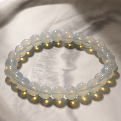 Браслет шар №8 «Лунный камень», 5.5 см