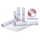 Плёнка самоклеящаяся прозрачная бесцветная для книг и учебников, 0.33×1.5 м, 50 мкм, Sadipal экономичная упаковка - Фото 4