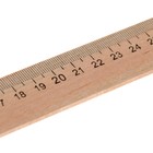 Линейка деревянная, 50 см - Фото 2