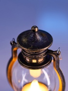 Светодиодная фигура «Бронзовый фонарь» 8×12×6 см, пластик, батарейки AG13×3 (в комплекте), свечение тёплое белое - Фото 2