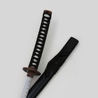 Сувенирное оружие "Катана Изаму" 100 см, клинок 68 см, чёрная, на подставке - Фото 6