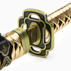 Макет оружия «Сувенирная катана на подставке. Мика», 103 см, клинок 68 см, чёрная - Фото 5