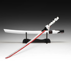 Макет оружия «Сувенирная катана на подставке. Гэндзи», 104 см, клинок 68 см, белая - Фото 1