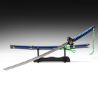 Сувенирное оружие "Катана Рин" 106 см, клинок 68 см, синяя, на подставке - Фото 1