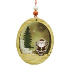 Набор для творчества - создай ёлочное украшение «Новогодняя композиция с Дедом Морозом» - Фото 1