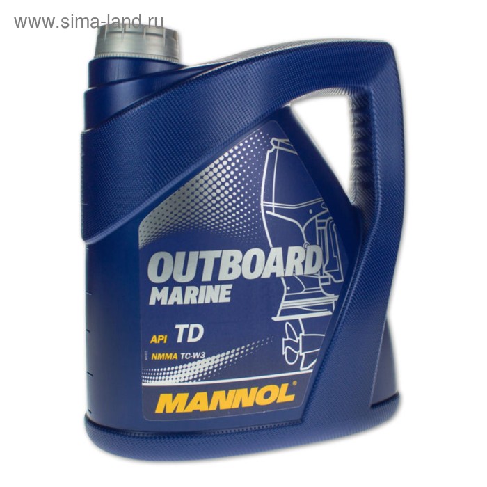 Масло моторное MANNOL 2T п/с Outboard Marine, 4 л - Фото 1