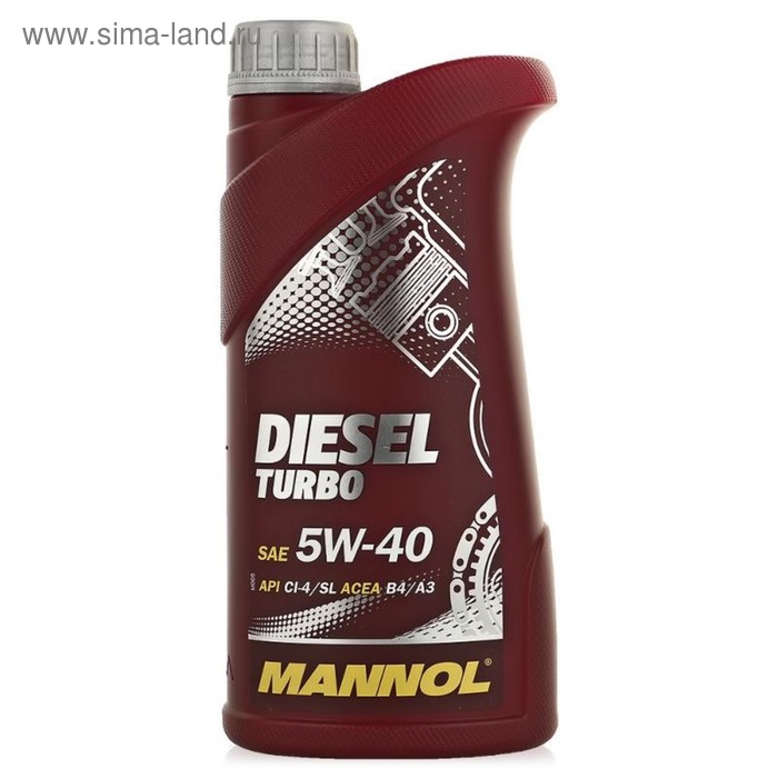 Масло моторное MANNOL 5w40 син. Diesel Turbo, 1 л - Фото 1