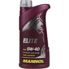 Масло моторное MANNOL 5w40 син. ELITE, 1 л - фото 298239596