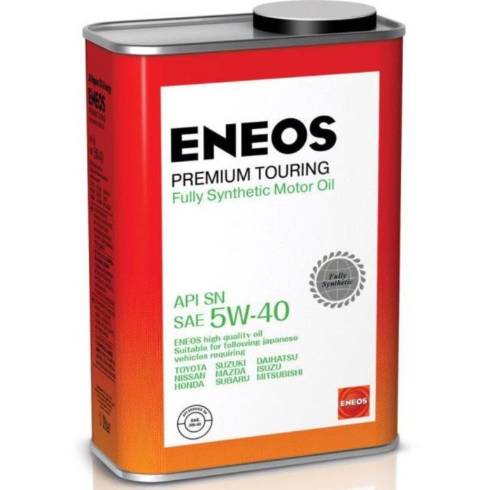 Масло моторное ENEOS Premium Touring 5W-40, синтетическое, 1 л - Фото 1