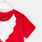 Футболка детская KAFTAN "Санта", рост 86-92 см (28), красный - Фото 3
