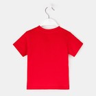 Футболка детская KAFTAN "Санта", рост 86-92 см (28), красный - Фото 5