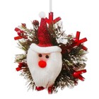 Набор для творчества - создай ёлочное украшение «Дед Мороз на снежинке» - Фото 1