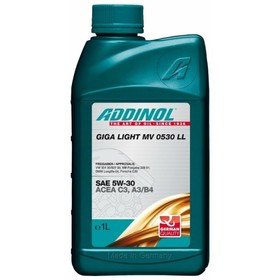 

Масло моторное, ADDINOL Giga Light MV 0530 LL 5W-30, 1 л