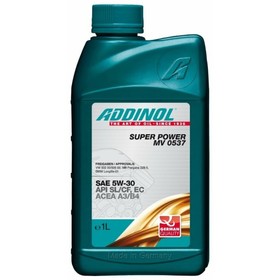 

Масло моторное, ADDINOL Super Power MV 0537 5W-30, 1 л