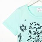 Футболка Disney "Холодное сердце", рост 86-92 (28), бирюзовый - Фото 8