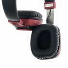 Наушники Qumo Style 2, беспроводные, накладные, микрофон, BT v4.2, 360 мАч, красно-чёрные - Фото 4
