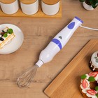 УЦЕНКА Блендер Luazon LBR-24, погружной, 250 Вт, 0.6 л, 1 скорость, бело-фиолетовый - Фото 2