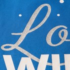 Комплект женский (майка, шорты) KAFTAN "Love winter", размер 42, цвет синий - Фото 5