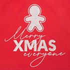 Комплект женский (майка, шорты) KAFTAN "Xmas", размер 50, цвет красный - фото 49394996