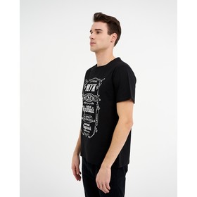 Футболка мужская KAFTAN "Муж", чёрный, р. 56