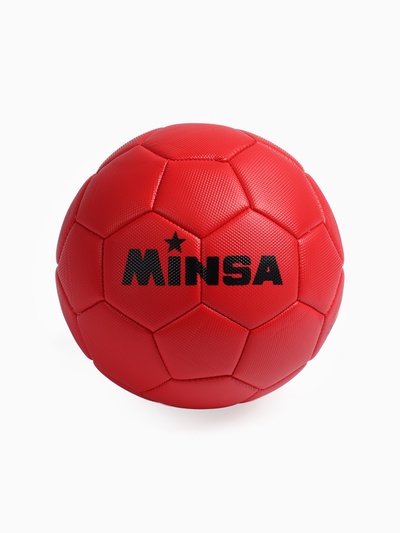 Футбольный мяч MINSA, PVC, машинная сшивка, 32 панели, р.5