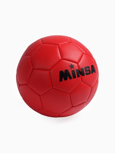 Футбольный мяч MINSA, PVC, машинная сшивка, 32 панели, р.5