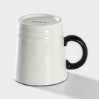 Кружка Доляна «Гурман», 400 мл, доломит, белая - Фото 3