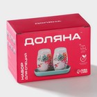 Набор для специй Доляна «Пташка», солонка, перечница, 130 мл, доломит, белый, голубой - Фото 7