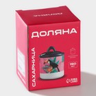 Сахарница-солонка Доляна «Роза», 150 мл, d=7 см, доломит, белая, розовая - Фото 8