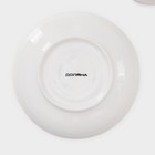 Сервиз чайный Доляна «Пташка», 12 предметов: 6 чашек 250 мл, 6 блюдец d=15 см, фарфор, белый - Фото 7