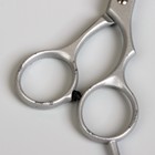 Ножницы филировочные с упором, лезвие — 6 см, цвет серебряный, УЦЕНКА - Фото 5