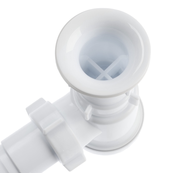 Сифон для мойки "АНИ Пласт" Варяг C5010, 1 1/2"х40 мм, с гофрированной трубой 40 x 50 мм - фото 18527642