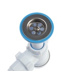 Сифон для мойки "АНИ Пласт" C2015, 1 1/4"х40 мм, литой выпуск, с гофрой 40x40/50 мм - фото 31226275