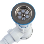 Сифон универсальный «АНИ Пласт» Варяг C5510, 1 1/2" × 40 мм, с гибкой трубой 40×50 мм - Фото 4