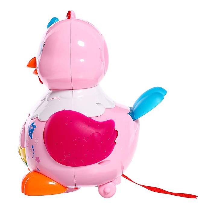 Развивающая игрушка «Курочка», световые и звуковые эффекты, несёт яица, МИКС - фото 1905590617